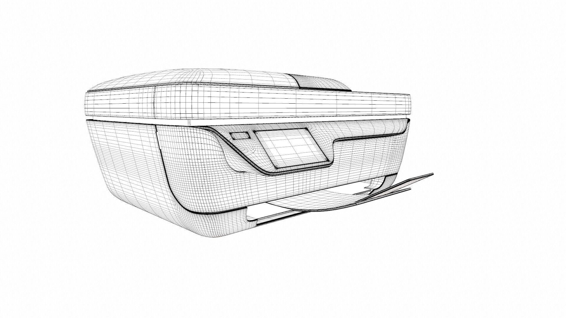 HP DeskJet Ink Advantage 3835 Inkjet Printer 3D model_8