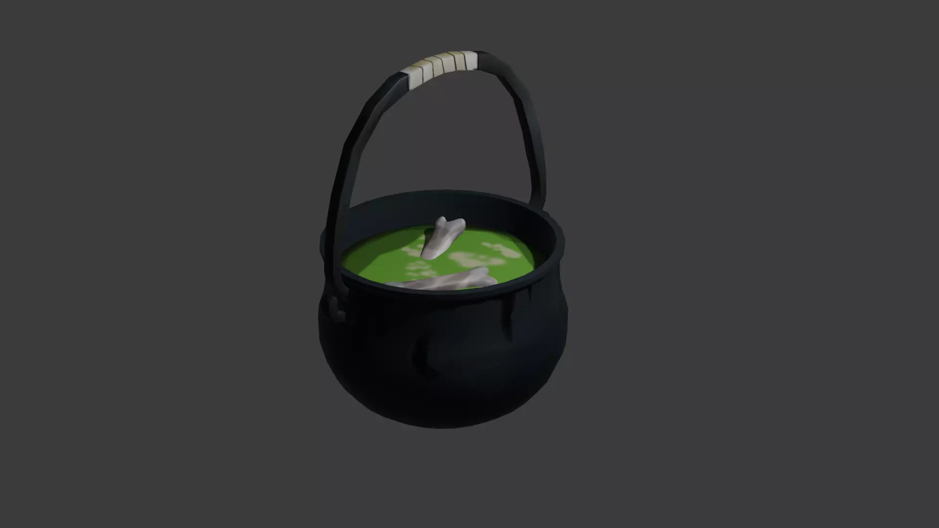 Cauldron 3D model_0