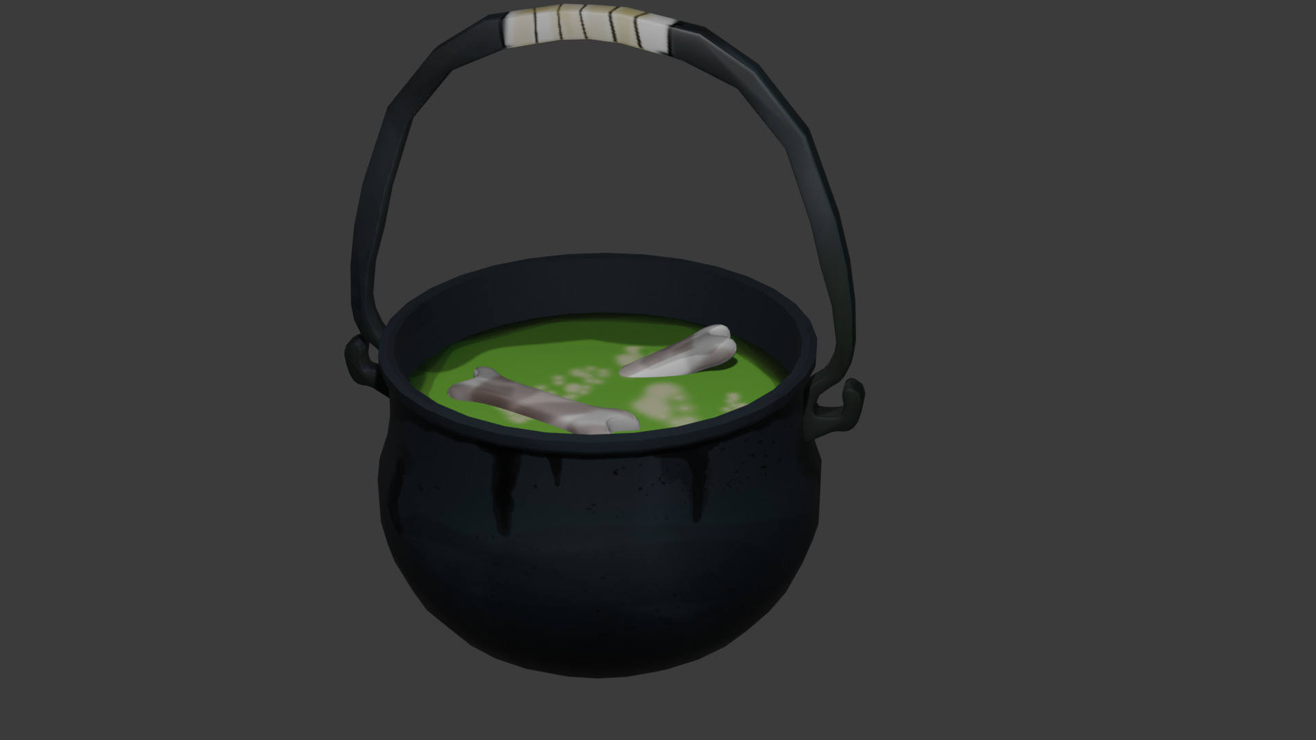 Cauldron 3D model_1