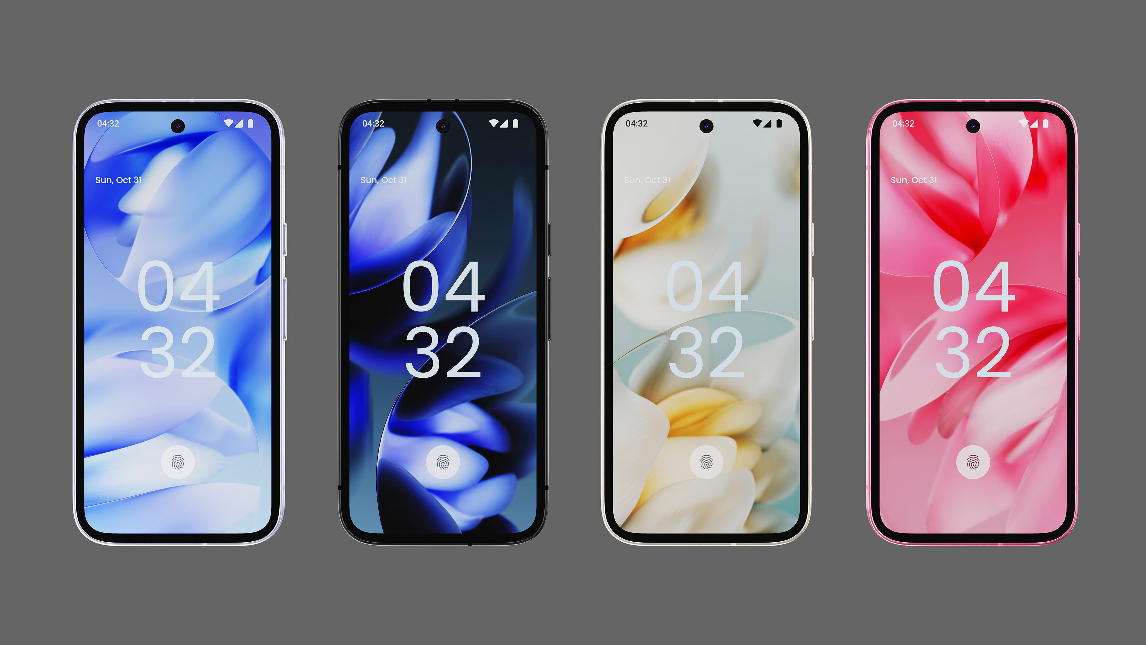 Google Pixel 9a All colors 3D model_1