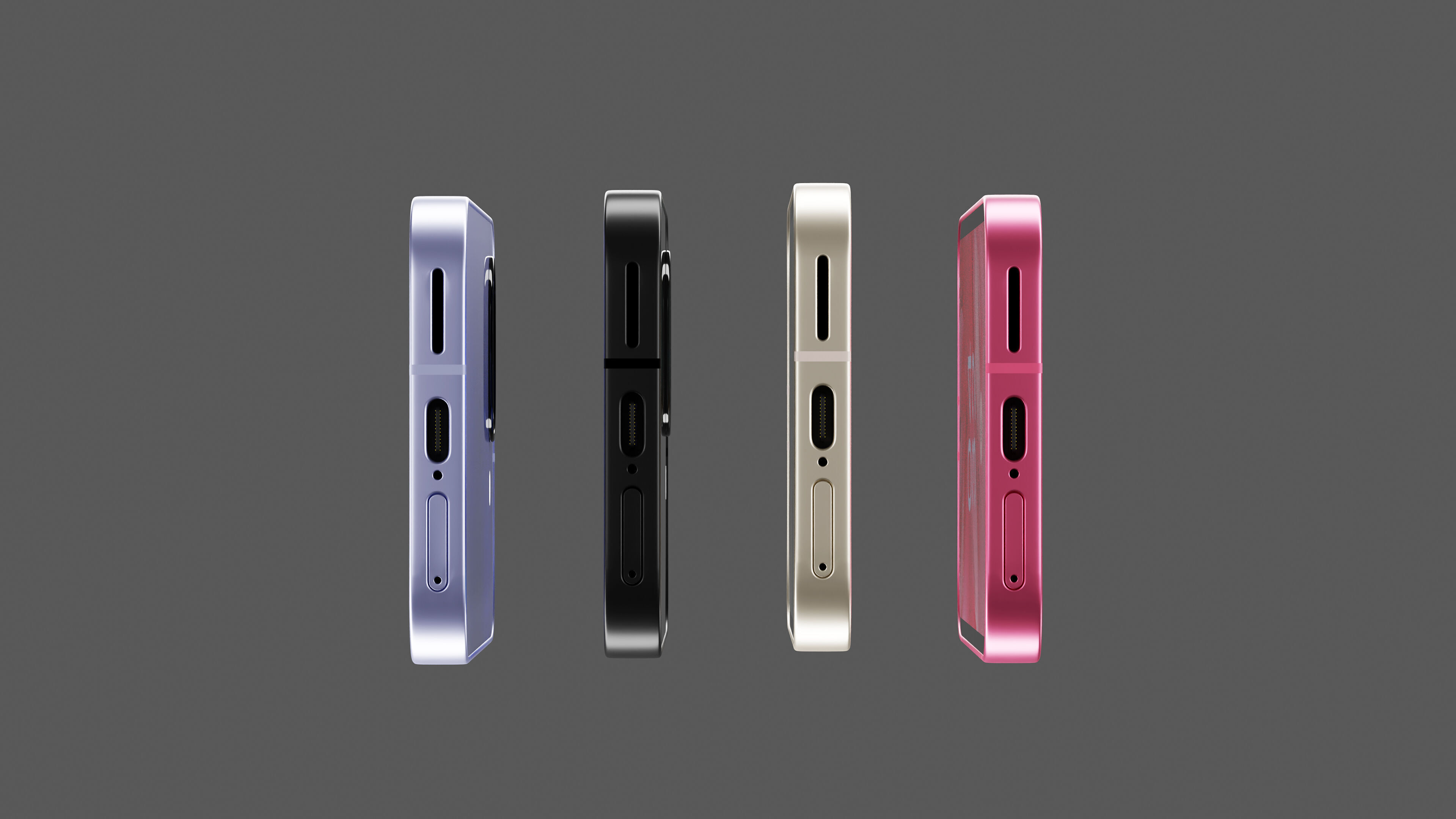 Google Pixel 9a All colors 3D model_5