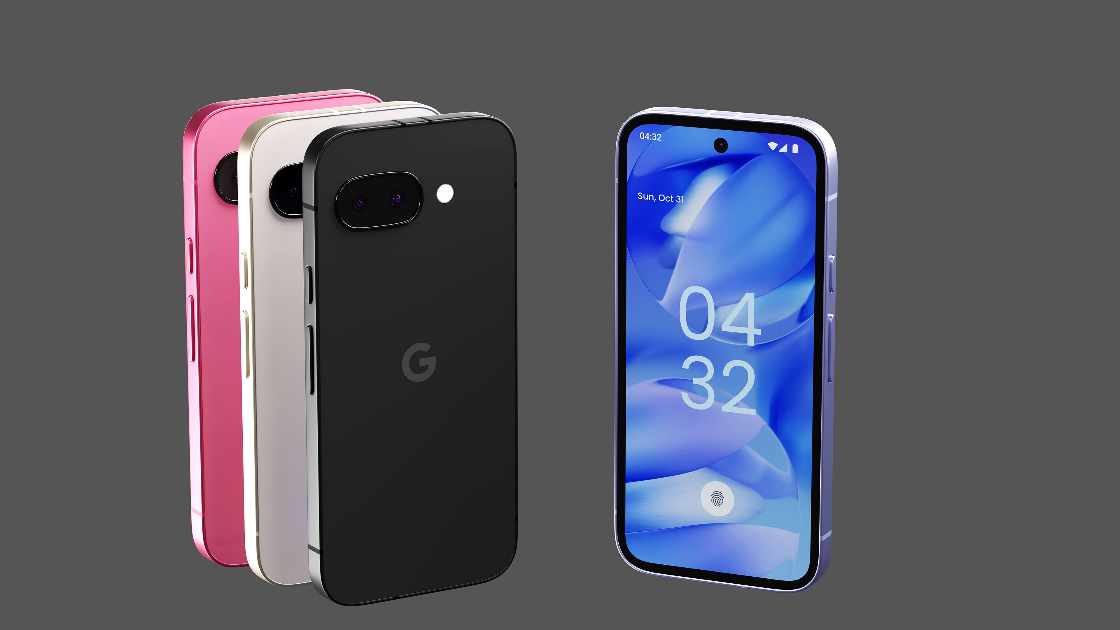 Google Pixel 9a All colors 3D model_4