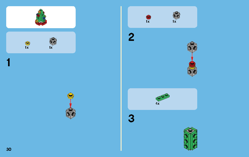 Wikibricks3D - 40125 Santa Visit 3D print model_34