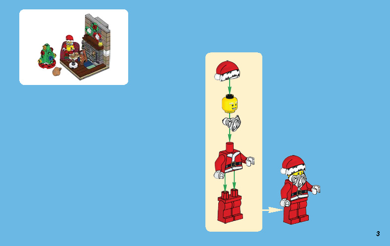 Wikibricks3D - 40125 Santa Visit 3D print model_7