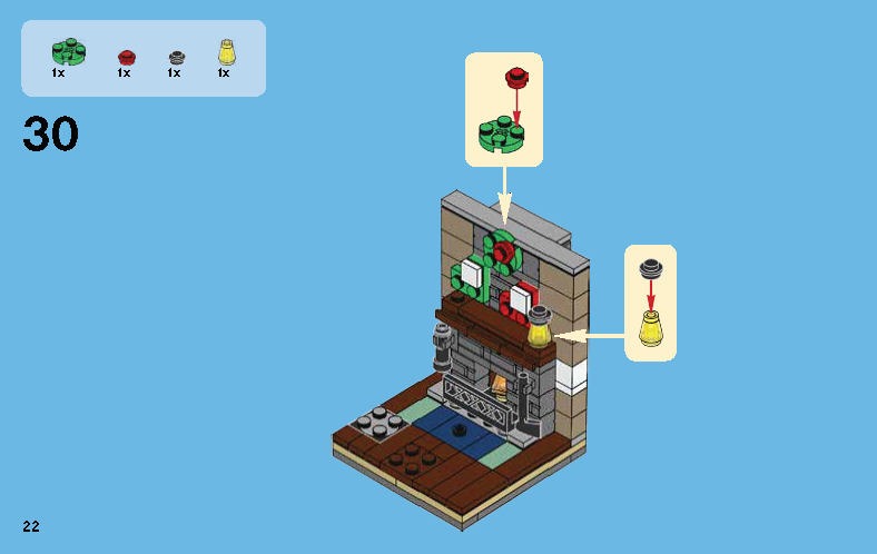 Wikibricks3D - 40125 Santa Visit 3D print model_26