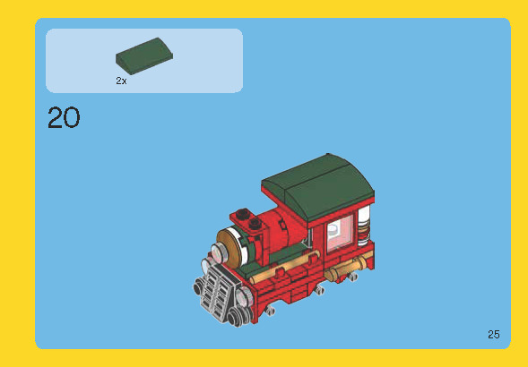 Wikibricks3D - 40138 Christmas Train 3D print model_20