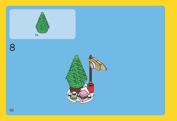 Wikibricks3D - 40138 Christmas Train 3D print model_47