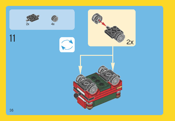 Wikibricks3D - 40138 Christmas Train 3D print model_55