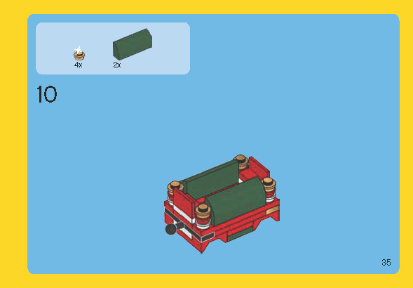 Wikibricks3D - 40138 Christmas Train 3D print model_61