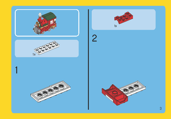 Wikibricks3D - 40138 Christmas Train 3D print model_3