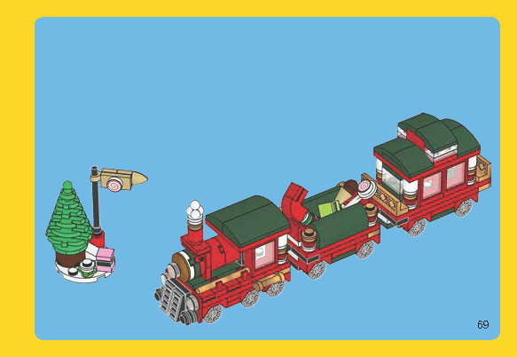 Wikibricks3D - 40138 Christmas Train 3D print model_69