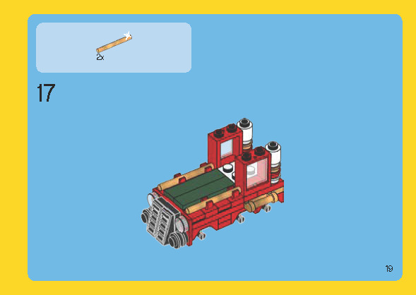 Wikibricks3D - 40138 Christmas Train 3D print model_19