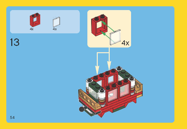 Wikibricks3D - 40138 Christmas Train 3D print model_66