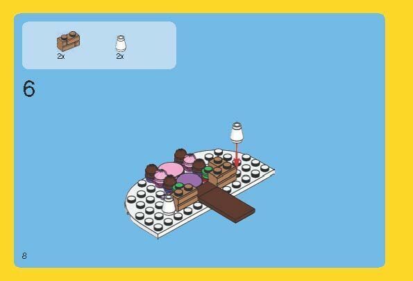 Wikibricks3D - 40139 Gingerbread House 3D print model_9