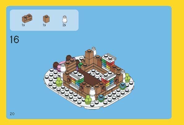 Wikibricks3D - 40139 Gingerbread House 3D print model_21