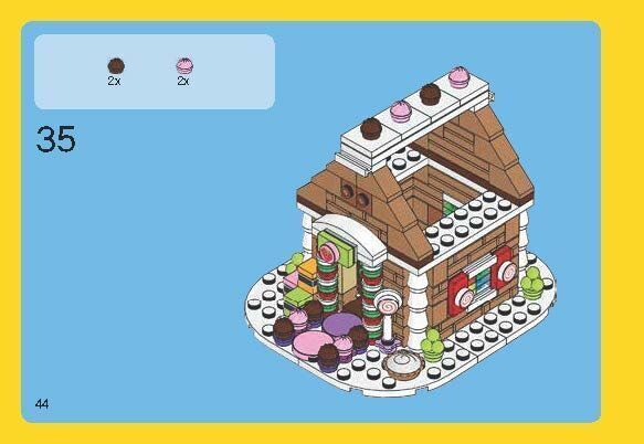 Wikibricks3D - 40139 Gingerbread House 3D print model_45