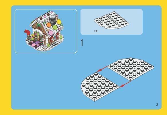 Wikibricks3D - 40139 Gingerbread House 3D print model_4