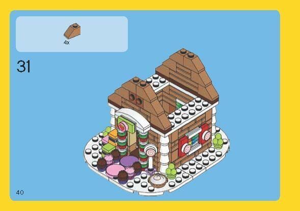 Wikibricks3D - 40139 Gingerbread House 3D print model_41