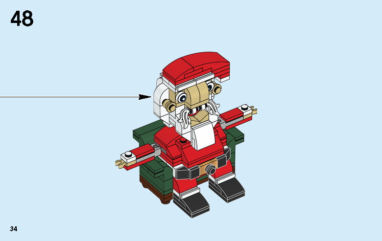 Wikibricks3D - 40206 Lego Santa 3D print model_29