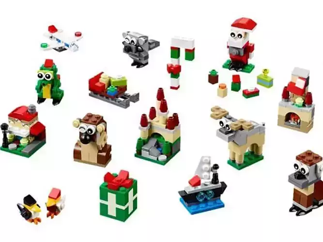 Wikibricks3D - 40222 Christmas Build-Up 3D print model