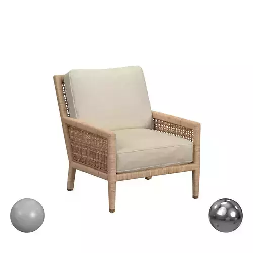 Braxton Culler Pine Isle Chair 3D model