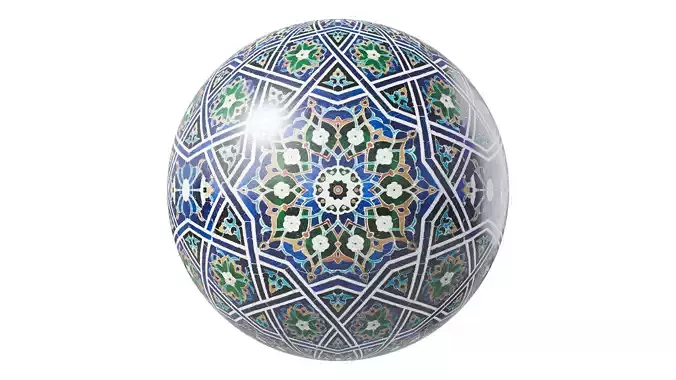  Islamic ornament Uzbek Ceramic mosaic