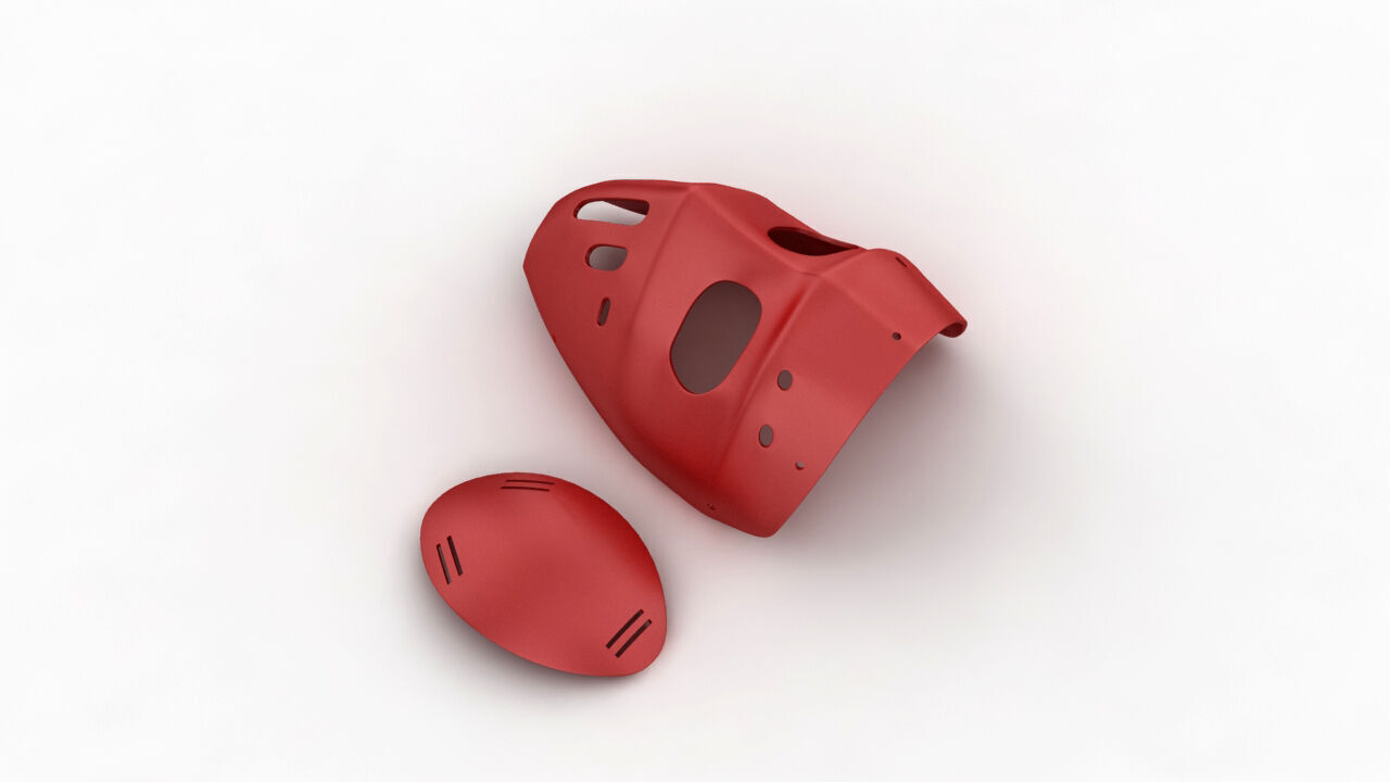 Old Hockey Mask 3D print model_4