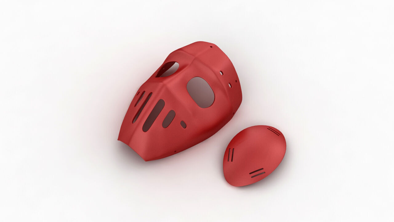 Old Hockey Mask 3D print model_1