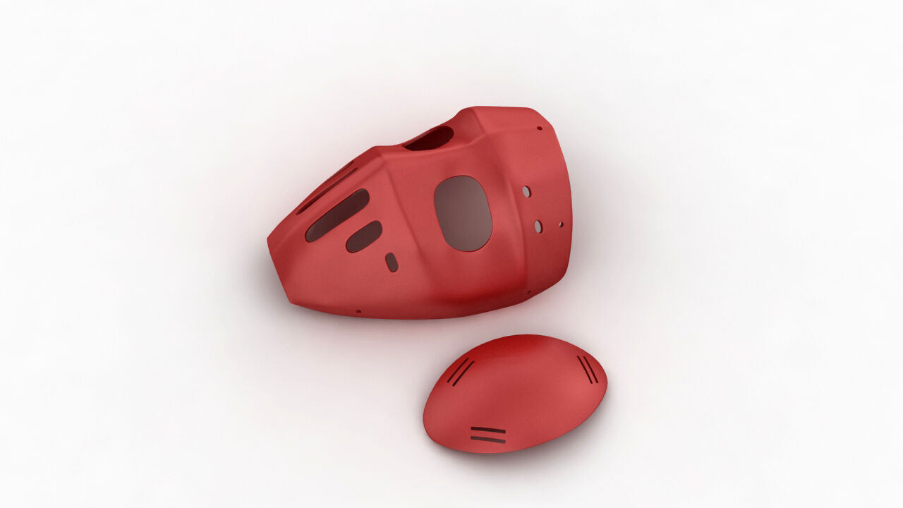 Old Hockey Mask 3D print model_2