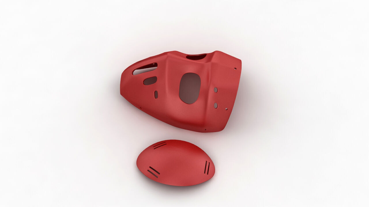 Old Hockey Mask 3D print model_3