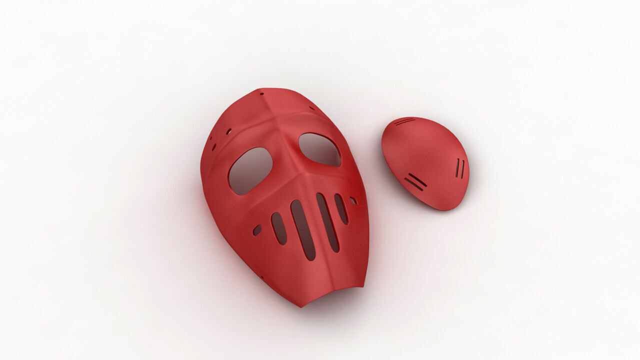 Old Hockey Mask 3D print model_11