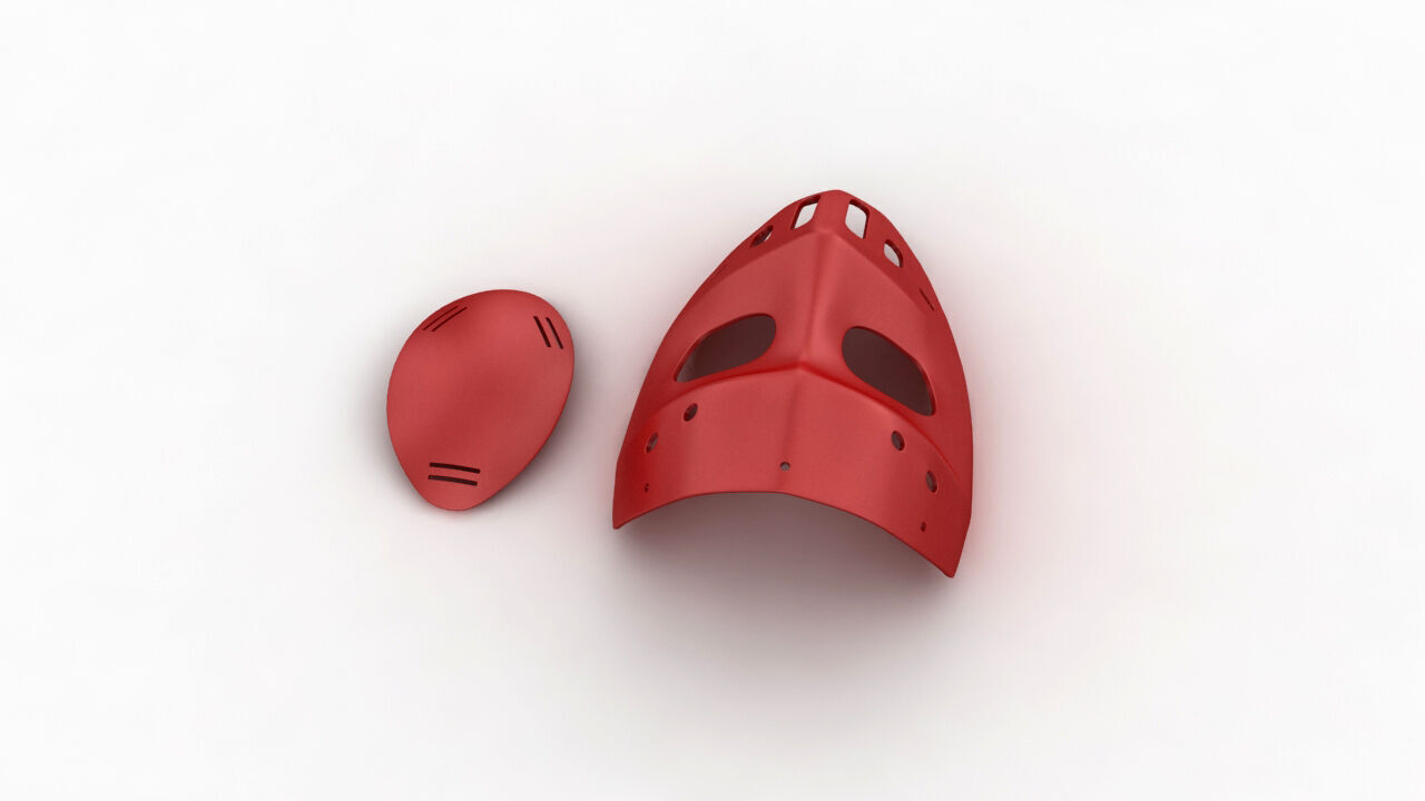 Old Hockey Mask 3D print model_6