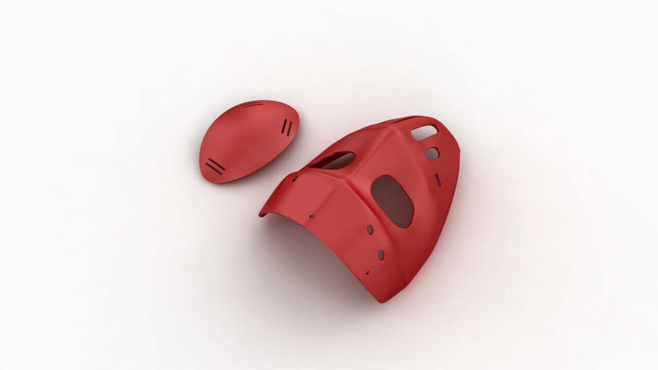 Old Hockey Mask 3D print model_7