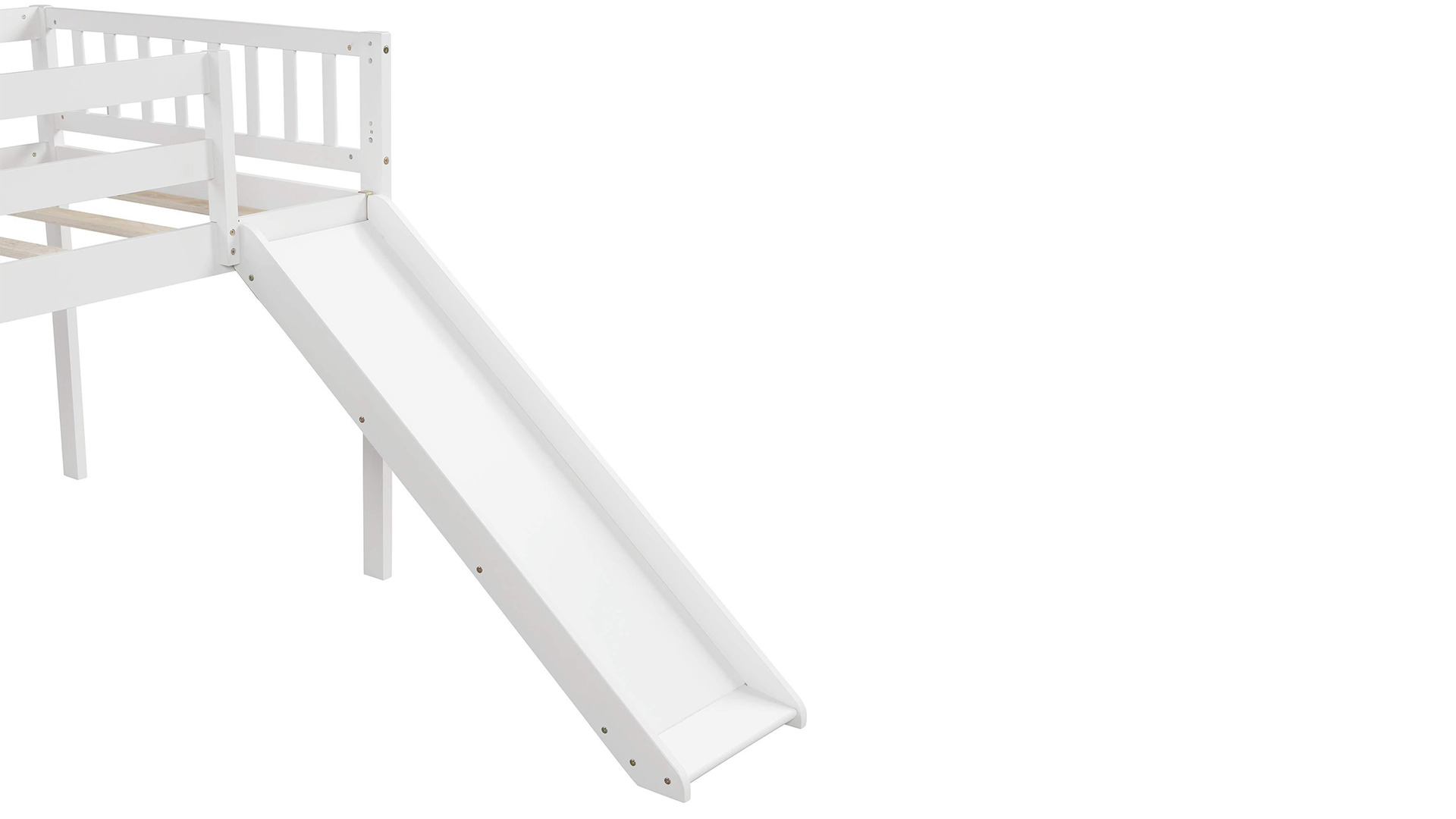 Loft Bed with Slide 3D model_3