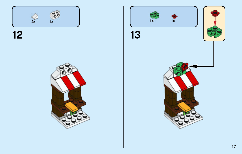 Wikibricks3D - 40262 Christmas Train Ride 3D print model_24