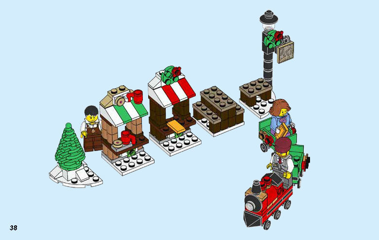 Wikibricks3D - 40262 Christmas Train Ride 3D print model_45