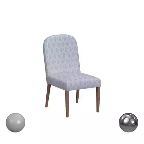 HomePop Rounded Back Upholstered Dining Chair