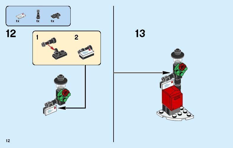 Wikibricks3D - 40263 Christmas Town Square 3D print model_18