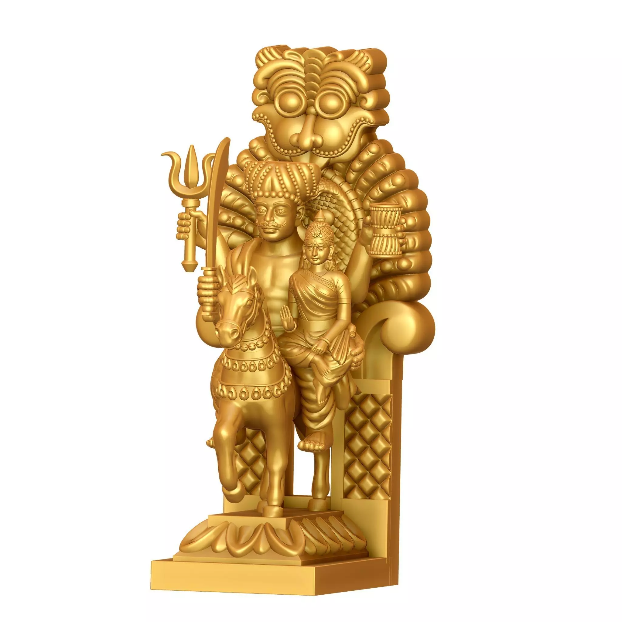 Khandoba Baba 3D Statue Design  3D print model_0