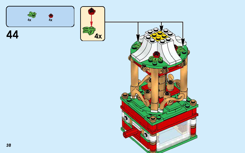 Wikibricks3D - 40293 Christmas Carousel 3D print model_37