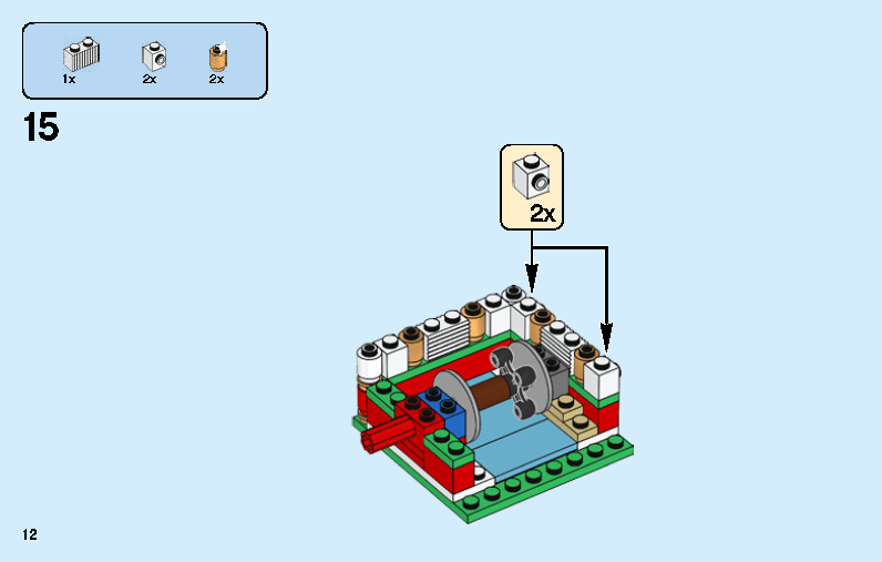Wikibricks3D - 40293 Christmas Carousel 3D print model_11