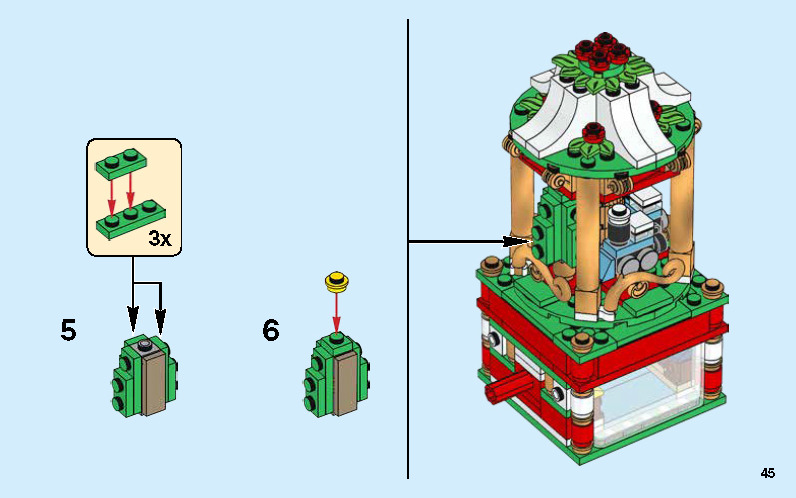 Wikibricks3D - 40293 Christmas Carousel 3D print model_44