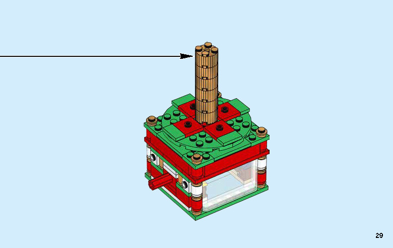 Wikibricks3D - 40293 Christmas Carousel 3D print model_28