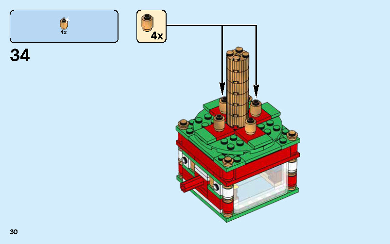 Wikibricks3D - 40293 Christmas Carousel 3D print model_29