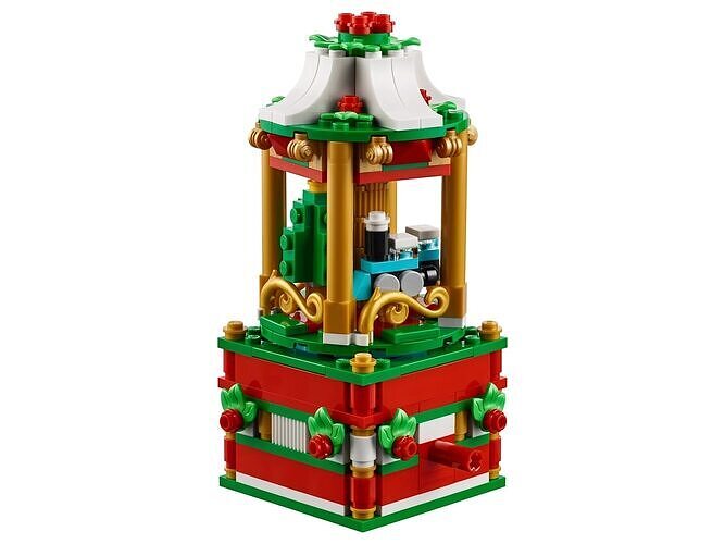 Wikibricks3D - 40293 Christmas Carousel 3D print model