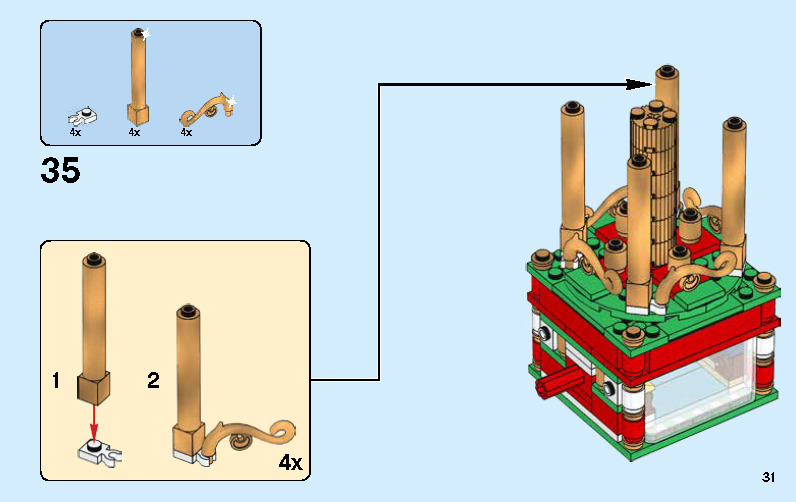 Wikibricks3D - 40293 Christmas Carousel 3D print model_30