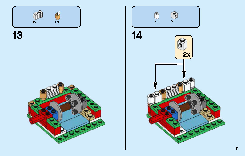 Wikibricks3D - 40293 Christmas Carousel 3D print model_10