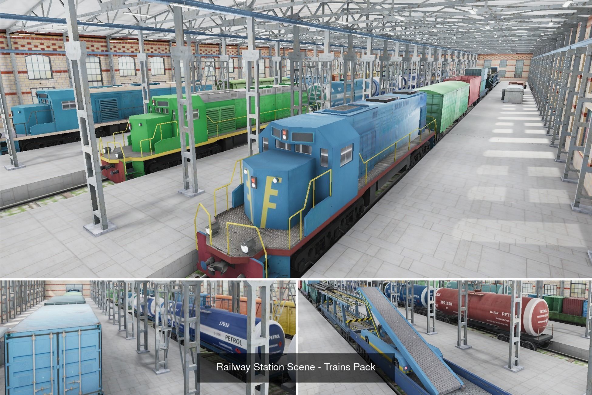 Railway Trains and Props Collection _2
