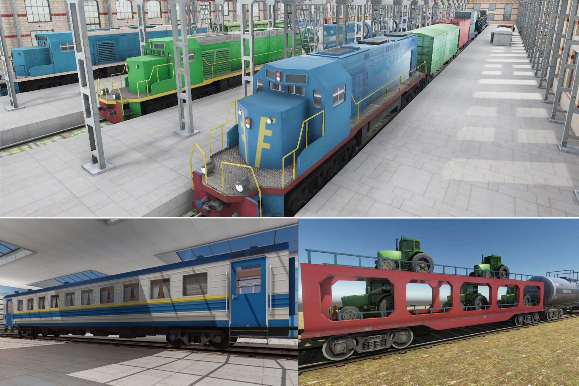 Railway Trains and Props Collection _16