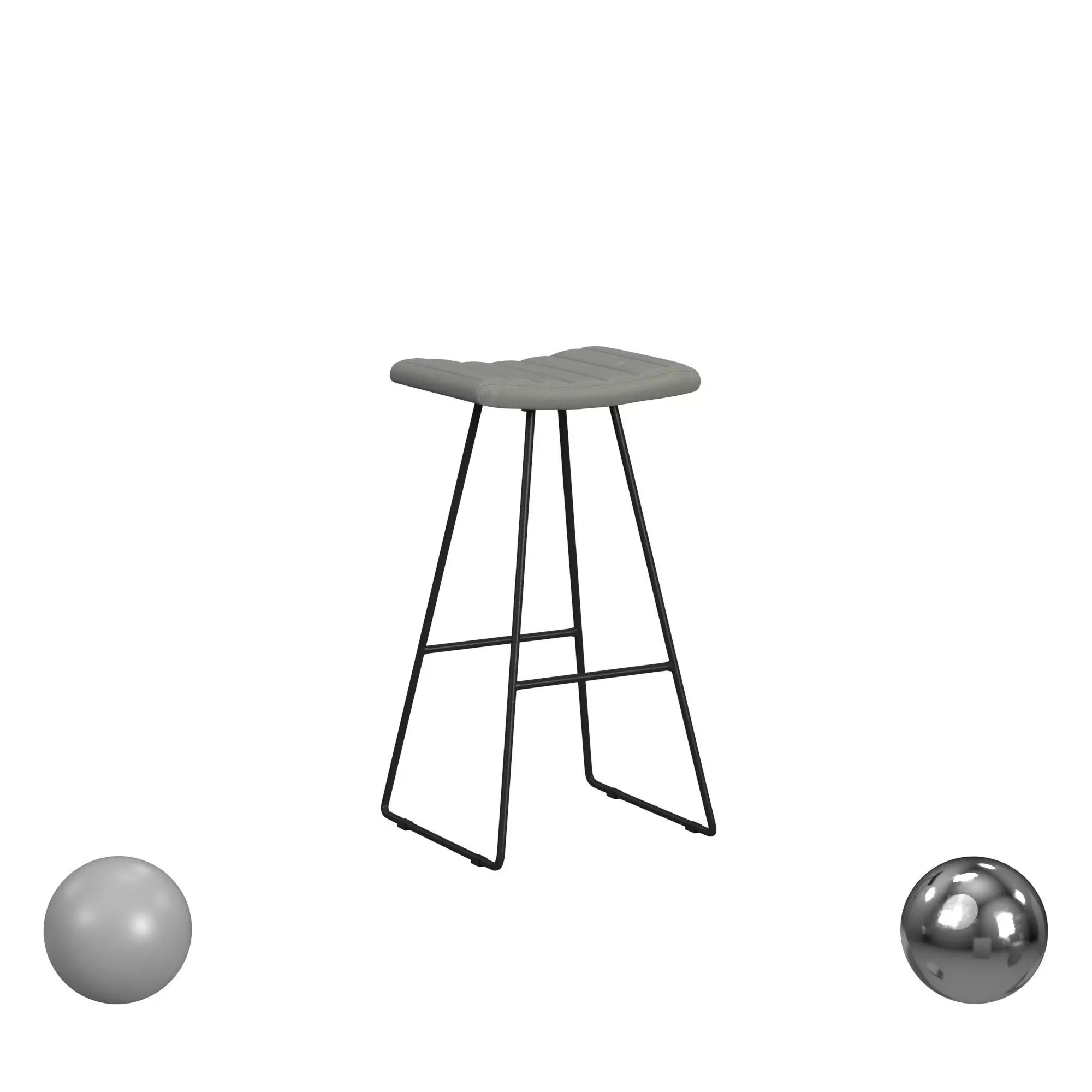 Akito Bar Stool 3D model_0